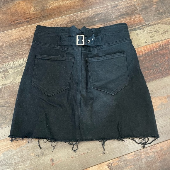 Black Jean Skirt - Picture 2 of 2